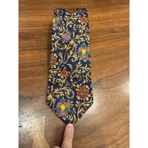 Chanel Men’s Silk Tie Monogram Pattern